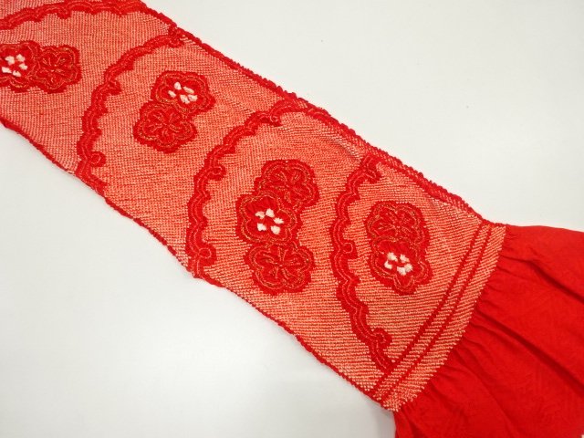 JAPANESE KIMONO / OBIAGE FOR FURISODE / SHIBORI / SILK